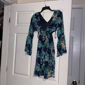 Cute Summer dress with cuts on the sides